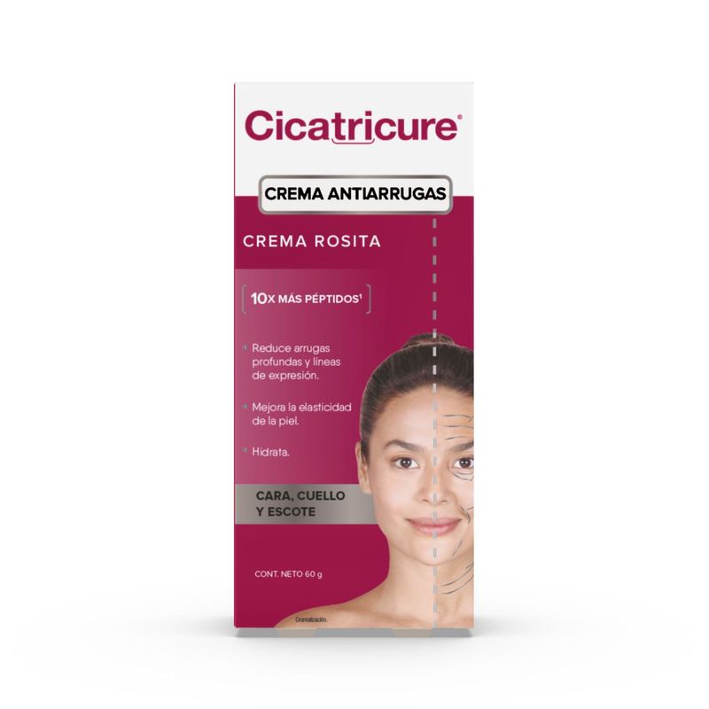 CICATRICURE - Cicatricure crema antiarrugas cara, cuello y escote 60 Gr