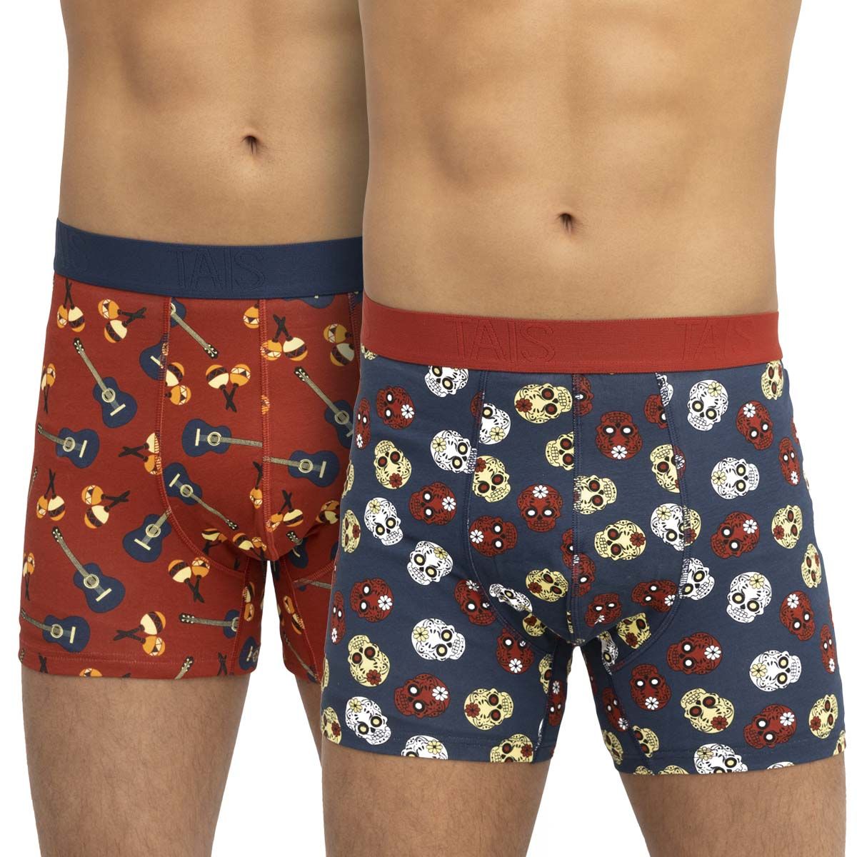 TAIS - Bóxer Iconos Bi-Pack Ladrillo Tais