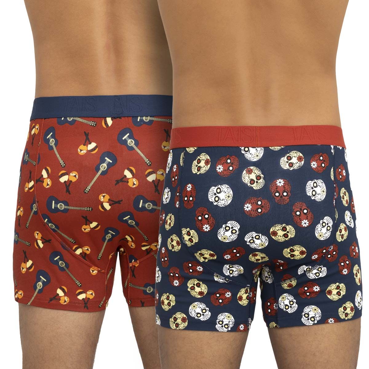 TAIS - Bóxer Iconos Bi-Pack Ladrillo Tais