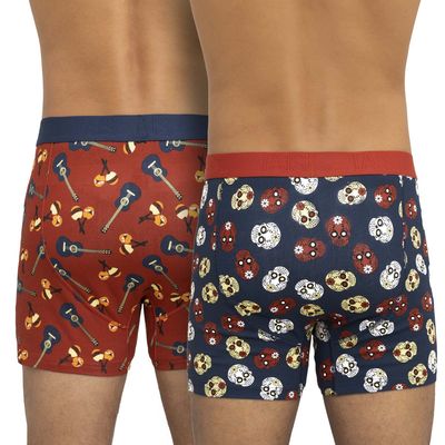 Imagen 2 del producto Bóxer Iconos Bi-Pack Ladrillo