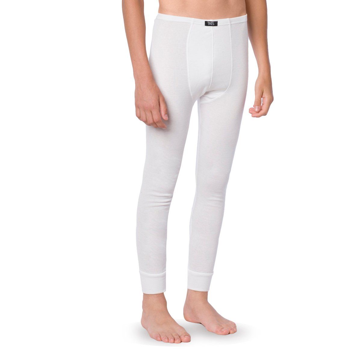 TAIS - Calzoncillo Largo Algodón Blanco Tais