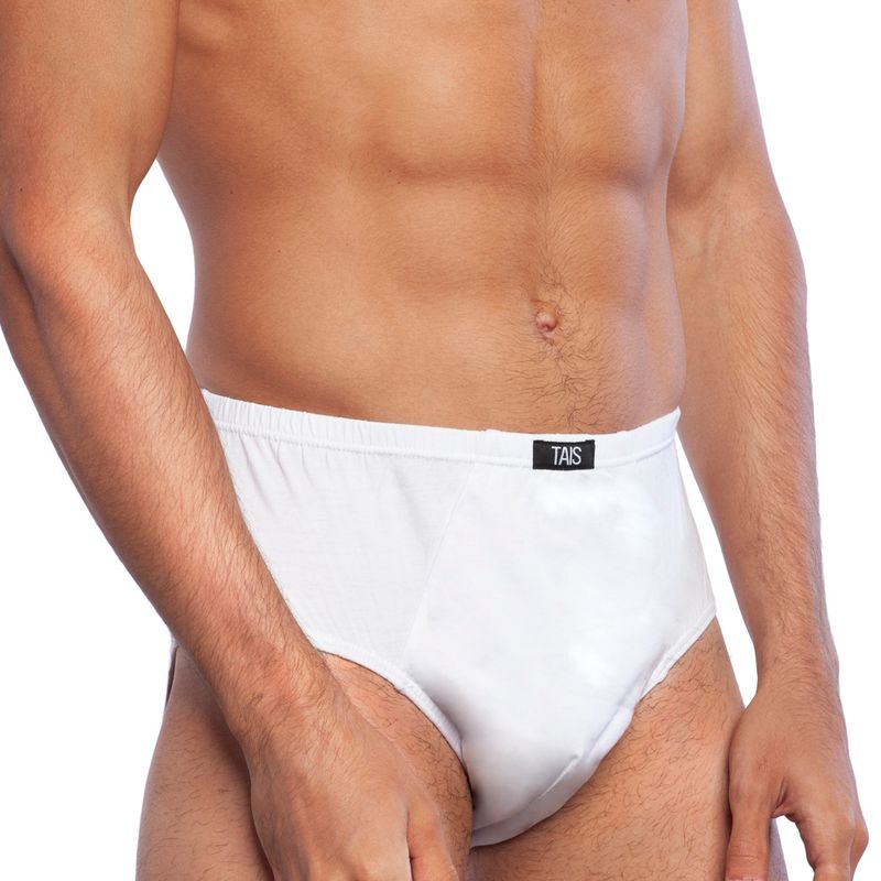 TAIS - Slip Clásico Bi-Pack Blanco Tais