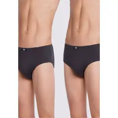 TAIS - Slip Liso Bi-Pack Gris