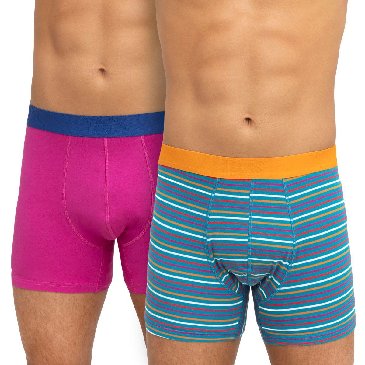 TAIS - Bóxer Elástico a la Vista Petróleo Tais