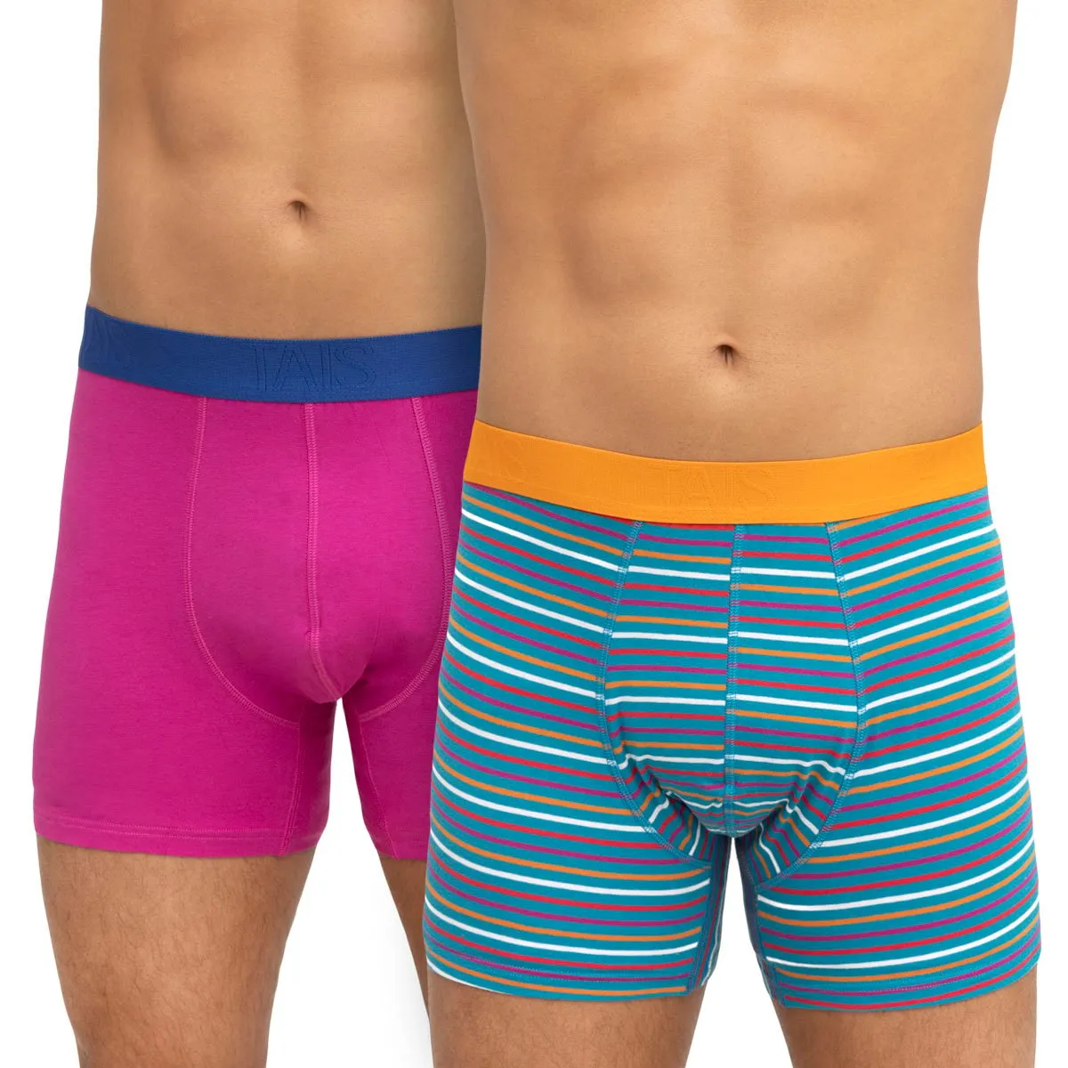 TAIS - Bóxer Elástico a la Vista Petróleo Tais