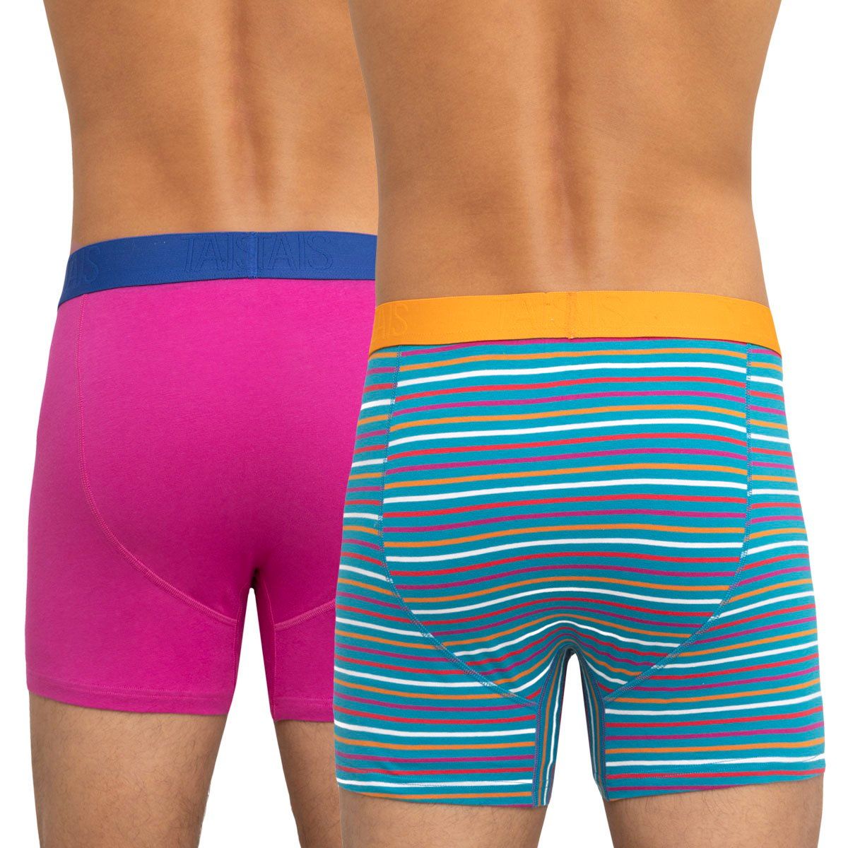 TAIS - Bóxer Elástico a la Vista Petróleo Tais