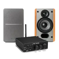 EDIFIER - Amplificador Fosi audio BL20C + Parlantes Hi-Fi P12