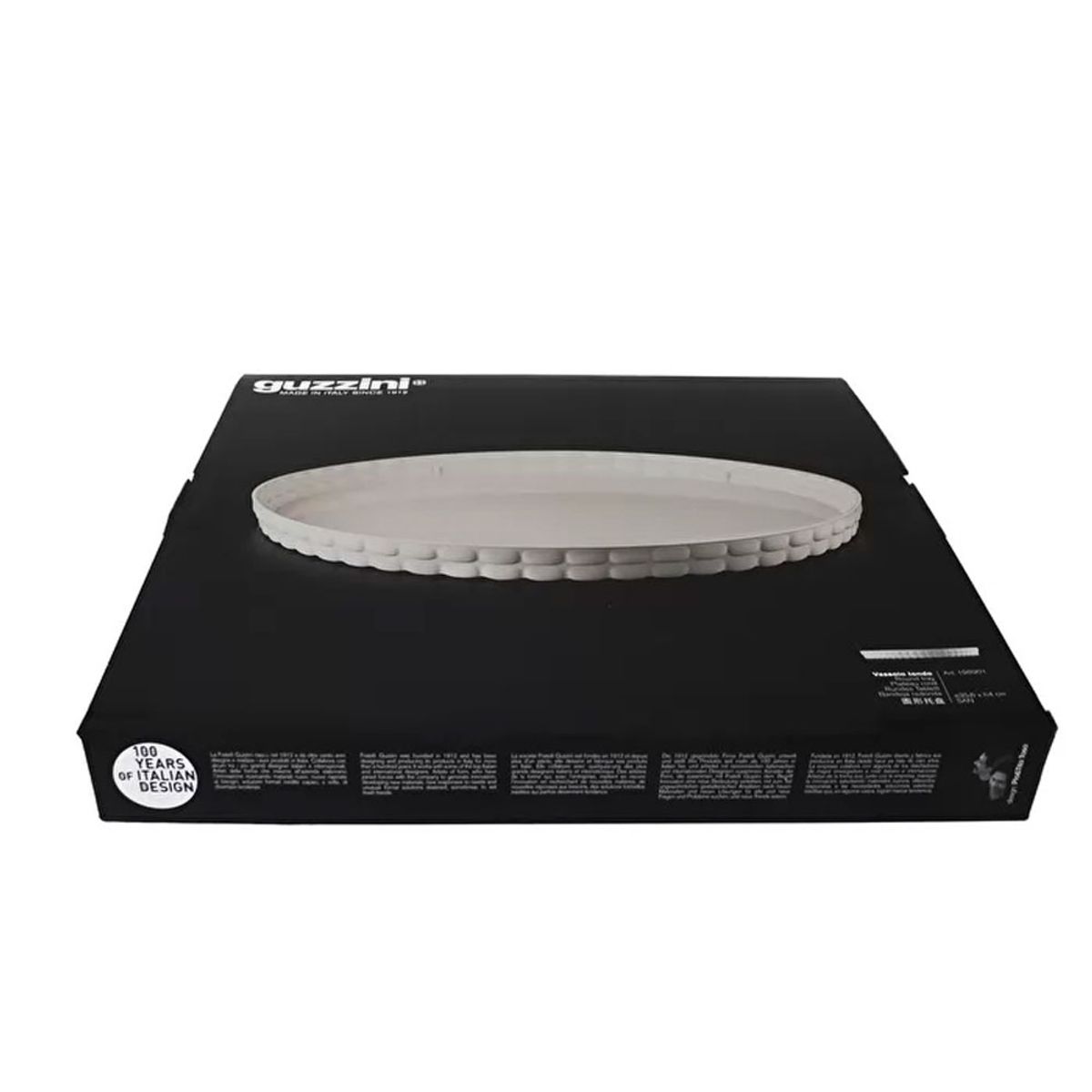 GUZZINI - Bandeja Tiffany Blanca 36cms