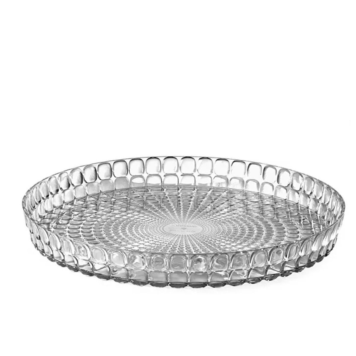 GUZZINI - Bandeja Tiffany Gris Cielo 36cms.