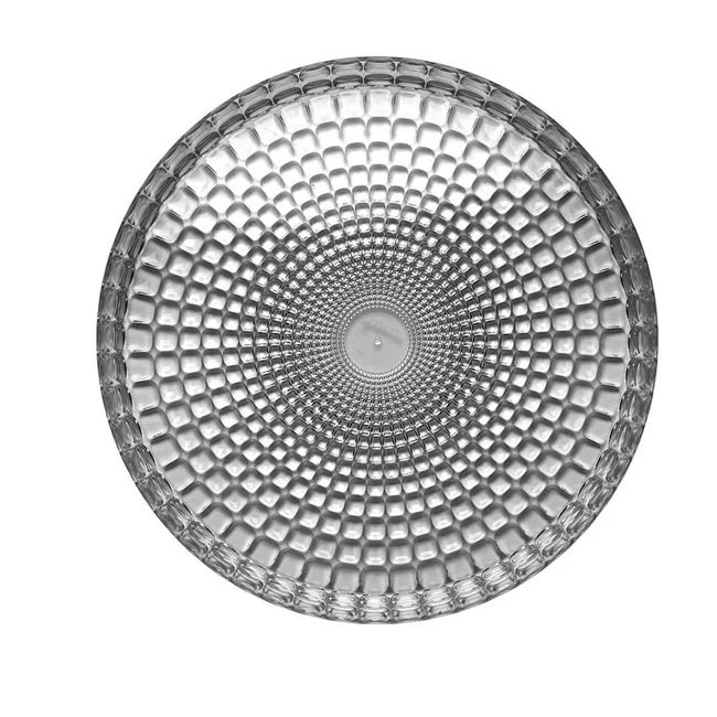 GUZZINI - Bandeja Tiffany Gris Cielo 36cms.