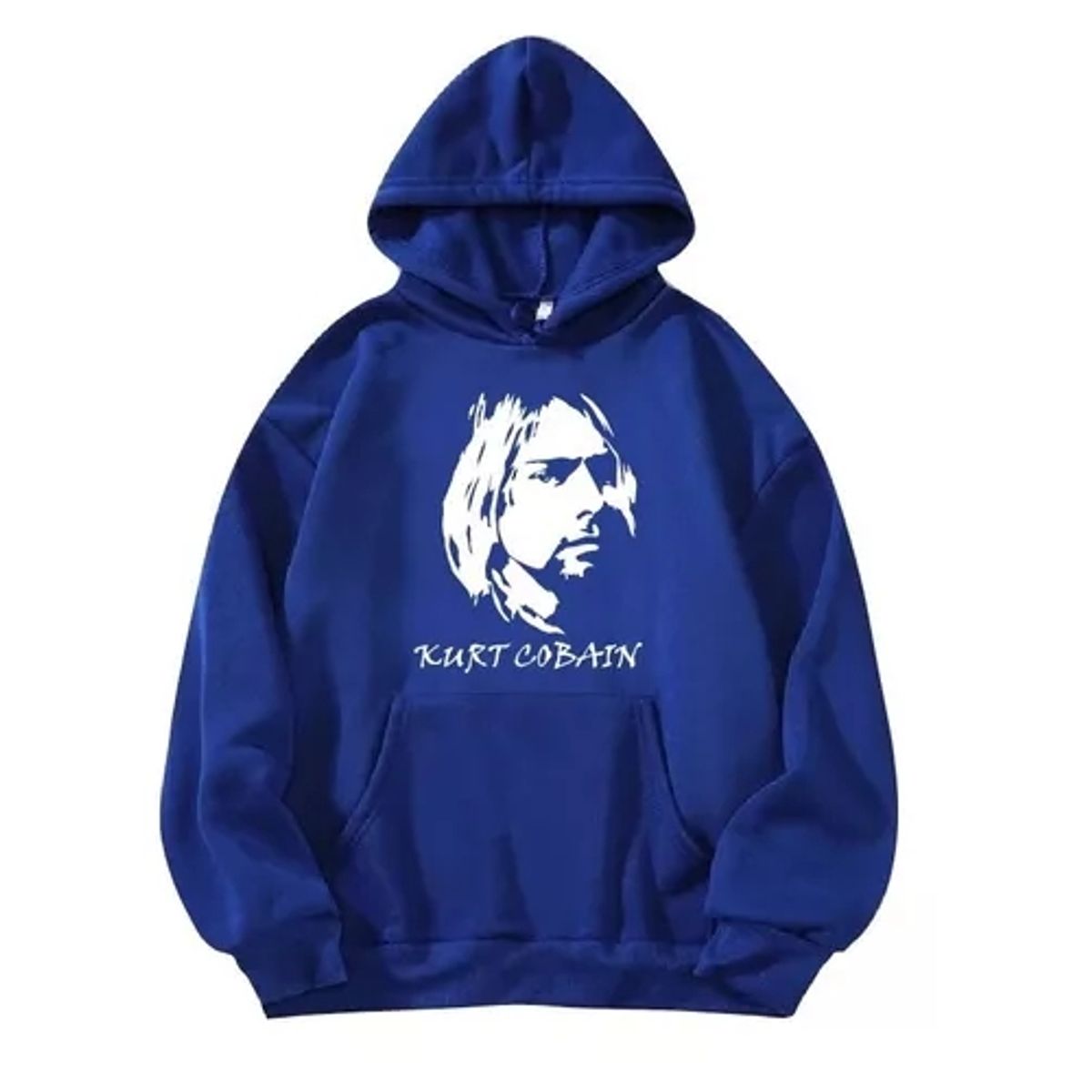 GENERICO - Polerón Kurt Cobain Nirvana Rostro Rockero NATURAL KING