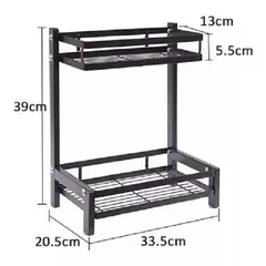GENERICO - Rack De Cocina Estante Organizador De Especiero 2 Niveles…