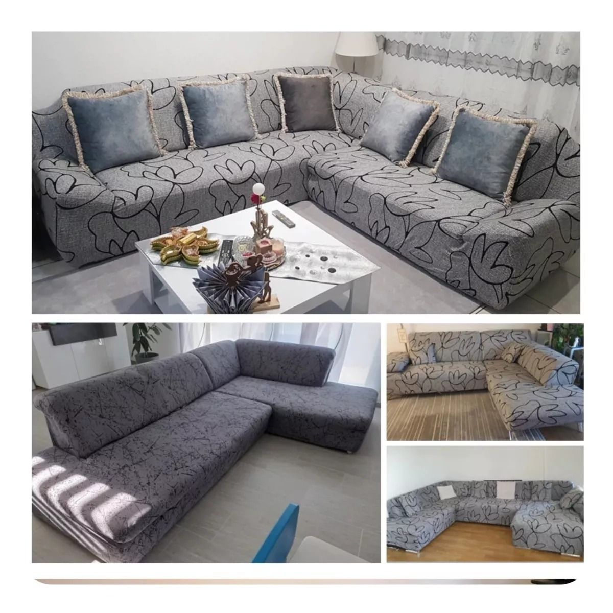 GENERICO - FUNDA  CON DISEÑO PARA SILLON DE 3 MODULOS O 3 PIEZAS…