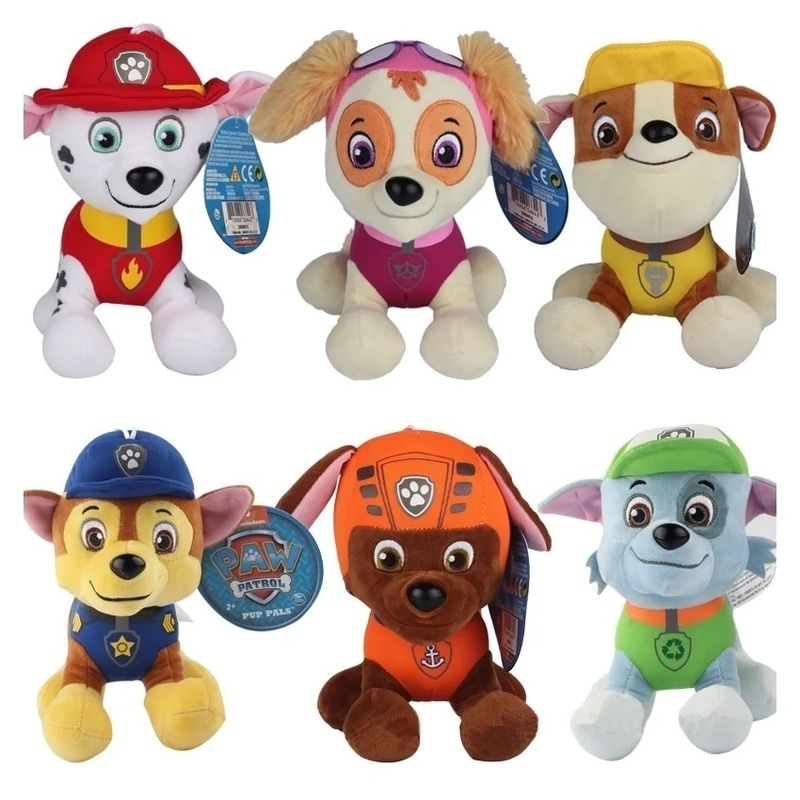 PUREPOWER - Paw Patrol Peluche Zuma Conjunto De 6 Unids.