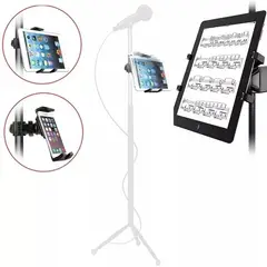 KUANGYE - Soporte De iPad O Tablet Para Stand Atril De Micrófono Mc