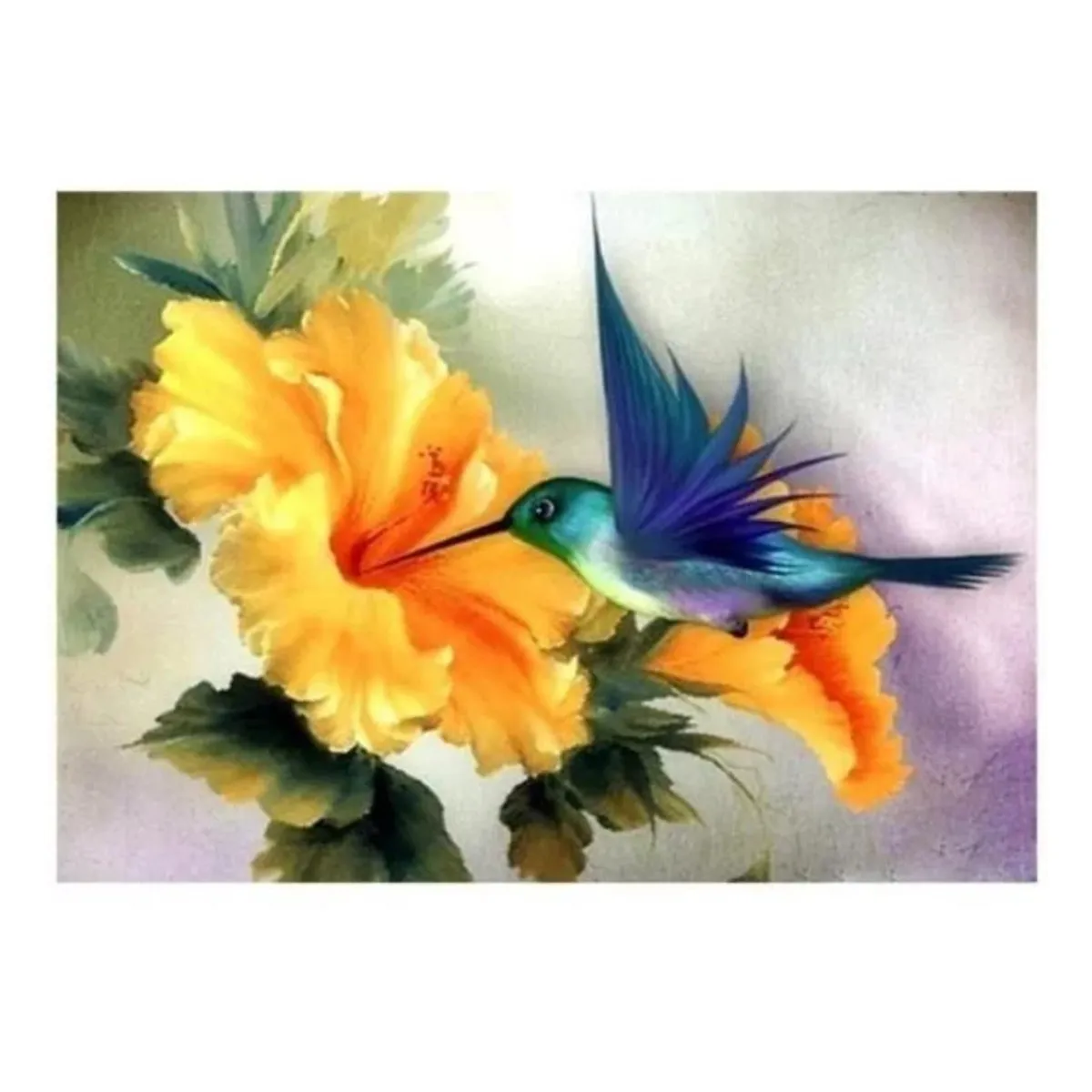 KUANGYE - 5d Diamond Painting Bordado Pintura Diamante - Colibrí 20x30