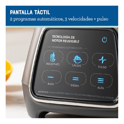 Imagen 2 del producto Licuadora Oster® Pantalla Táctil Vaso Blendngo Blstpyg1312xbg