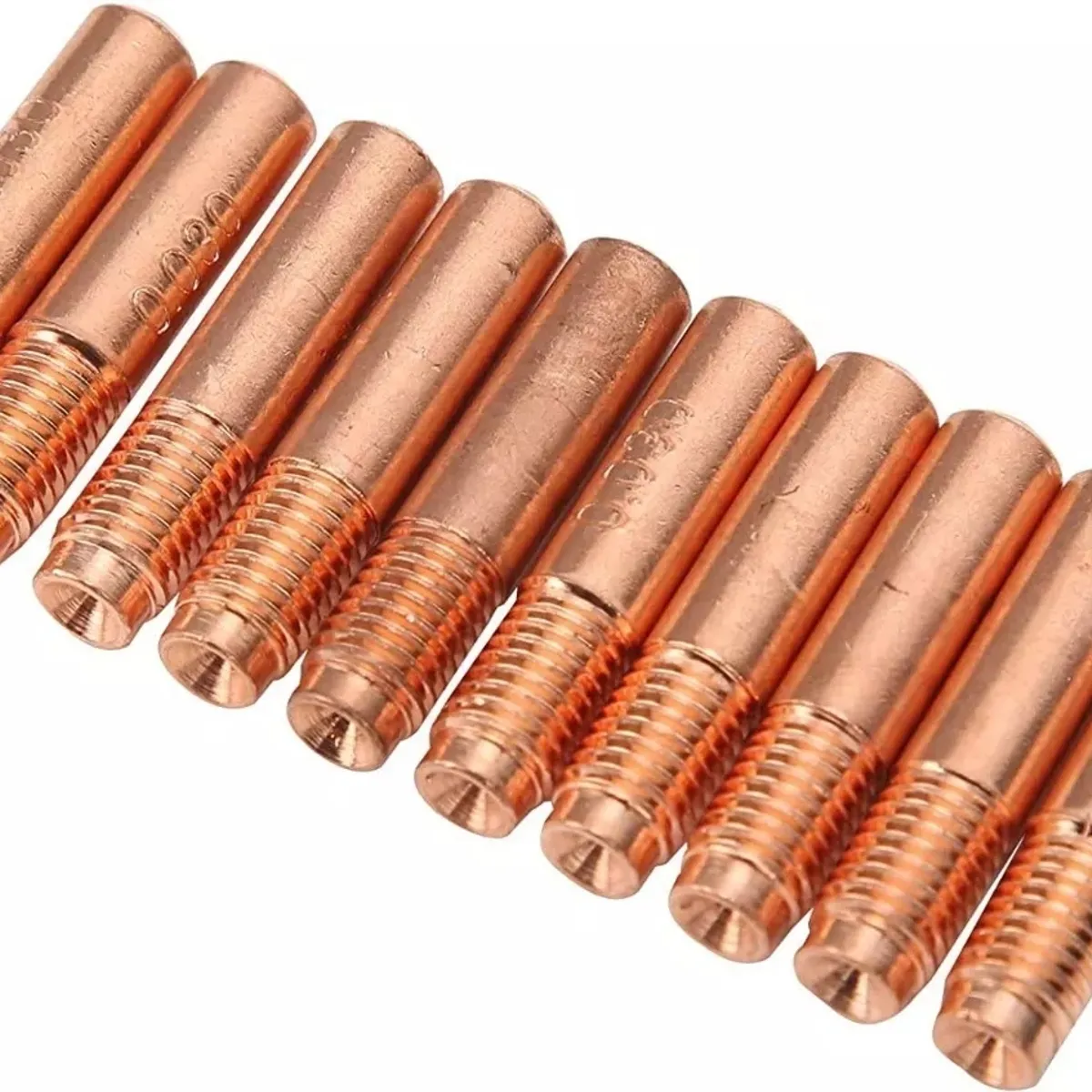 KUANGYE - Juego 10 Boquillas Mig 0.8mm Para Soldar Microalambre