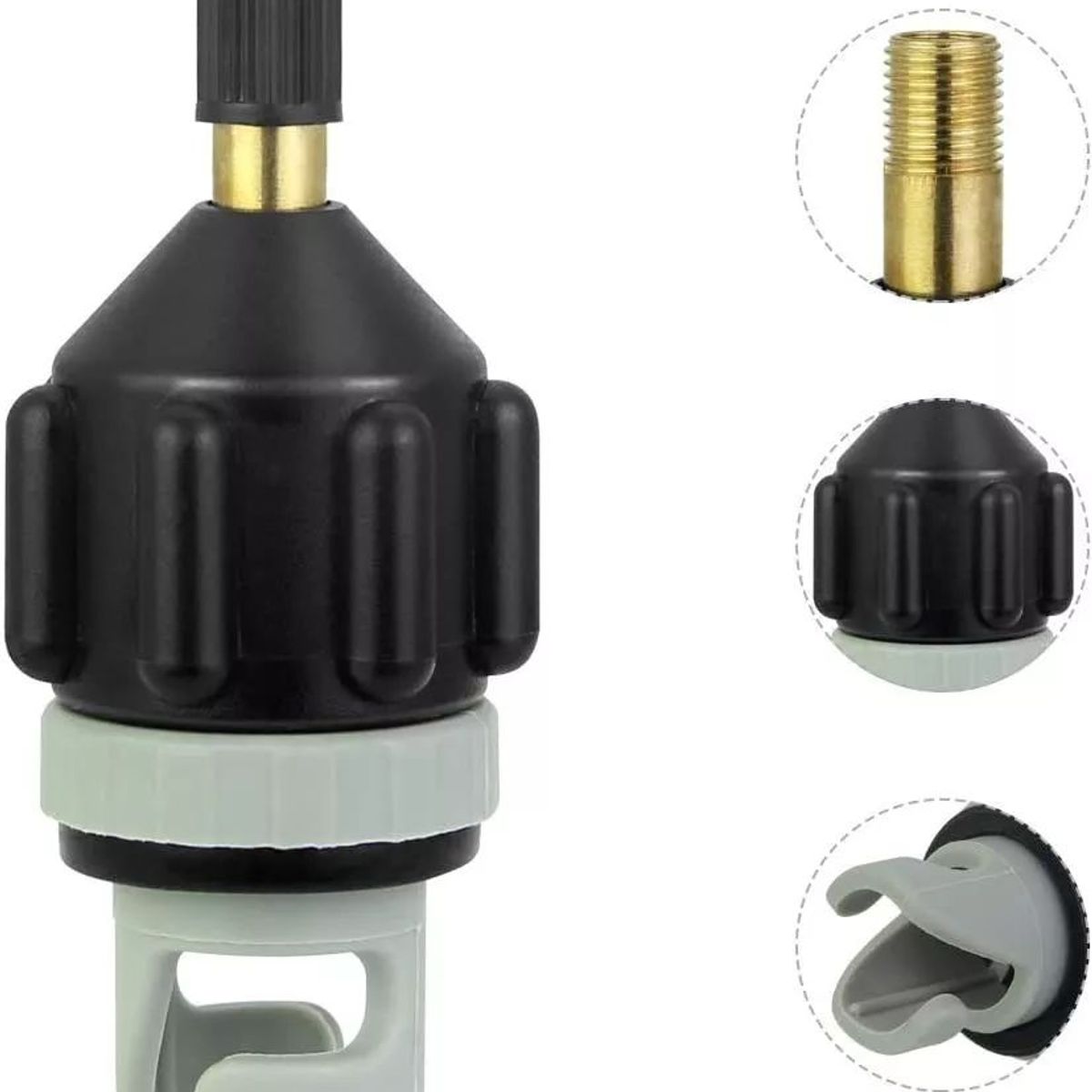 KUANGYE - Adaptador Valvula De Inflado Bote Kayak Tabla De Sup Canoa