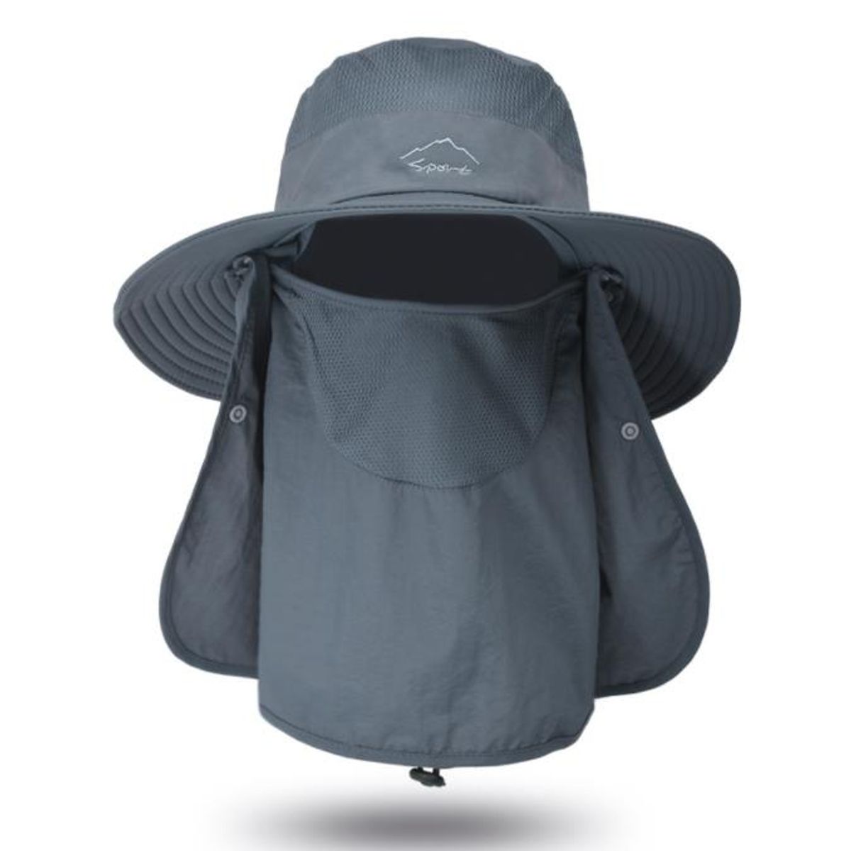 KUANGYE - Sombrero Para El Sol Gorra Con Protección Para Cuello Y Cara