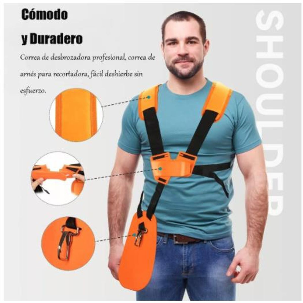 KUANGYE - Arnes Orilladora Y Desmalezadora Uso Profesional Para Cortacésped