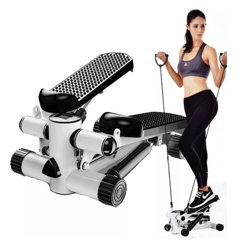 GENERICO - Maquina Sunny Health Fitness Mini Stepper Banda Resistencias