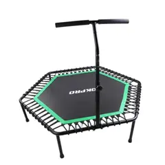 SDFIT - Trampolin Hexagonal con Soporte 130 cm OK0068B Verde / Negro…