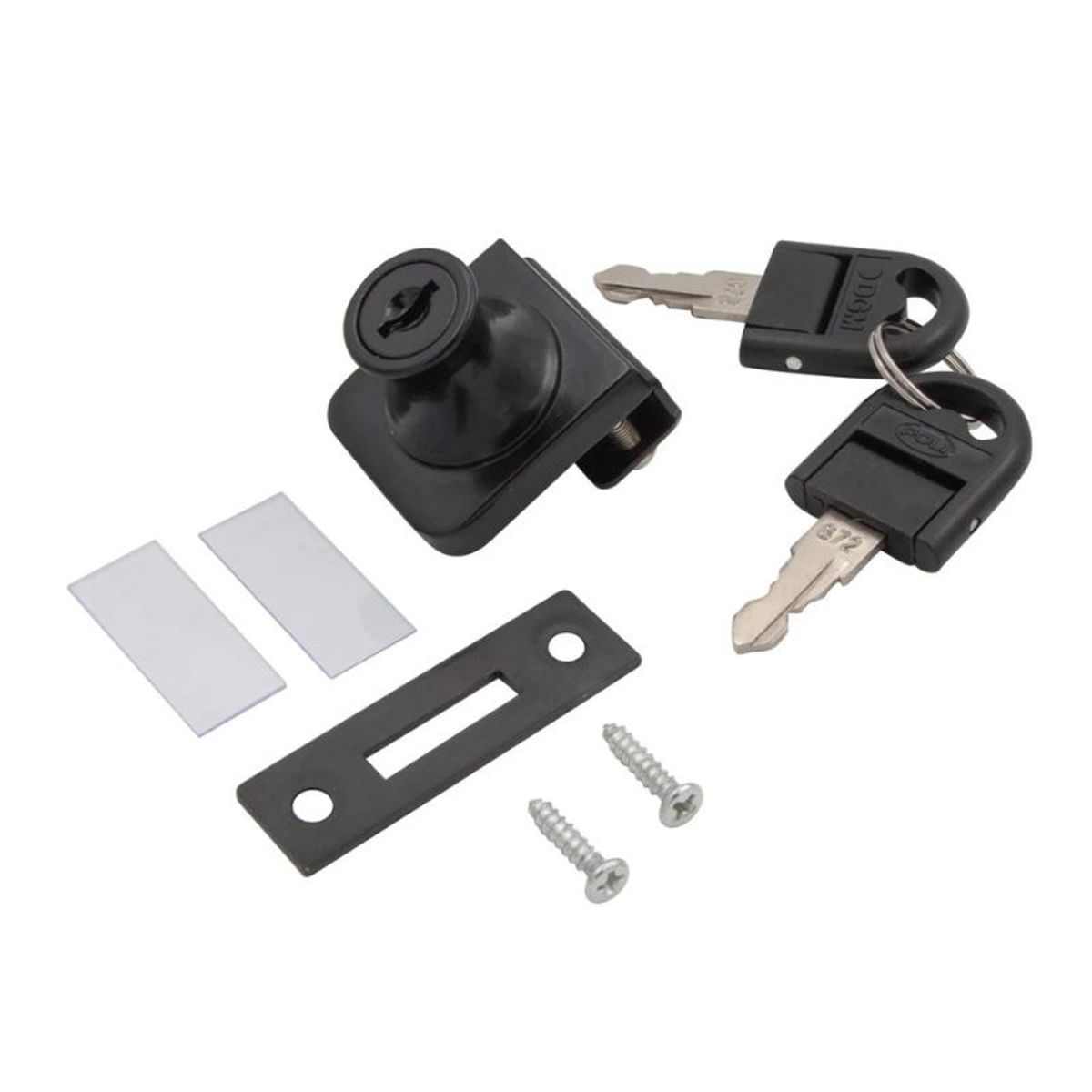 POLI - Cerradura de Mueble Poli DGM/ Mod.D-23 Negro