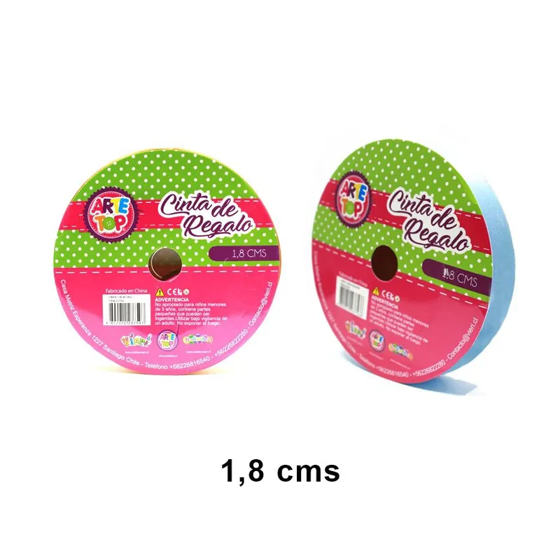 GENERICO - Rollo de cinta de regalo 18cm Celeste…