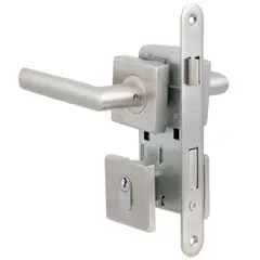 POLI - Cerradura Embutida Piano B40 dormitorio Llave/Perilla