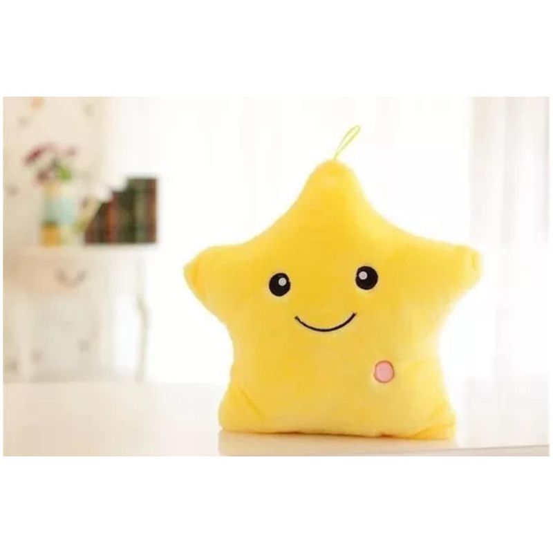 GENERICO - Cojin Estrella Luminosa - Amarillo.