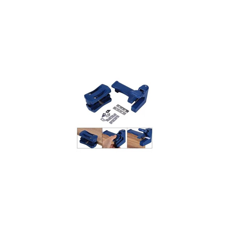 GENERICO - 2set Perfilador Recortador Tapacantos Melamina De Doble Filo