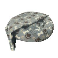 CAMA PARA MASCOTA ANTIESTRES 60CM CON MANTA AZUL