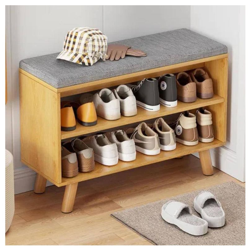 GENERICO - Zapatero Organizador Banca Probador De Zapato Home Madera