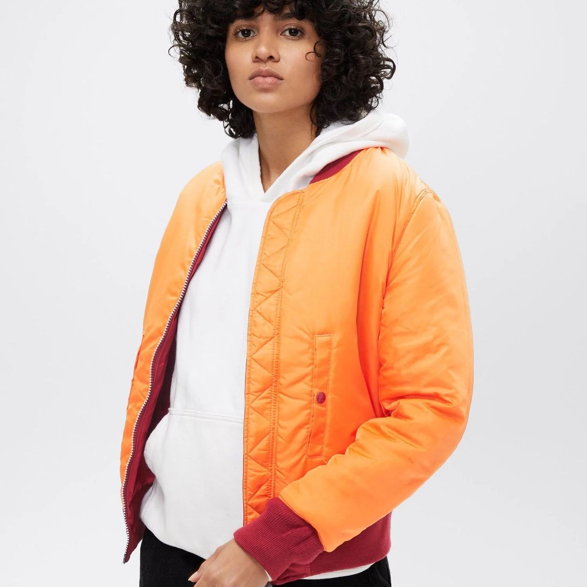 ALPHA - Chaqueta de Vuelo Alpha Industries MA-1 Roja