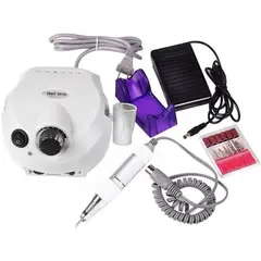 PUREPOWER - Pulidor Esmeril De Uñas Profesional 35000 Rpm-Blanco