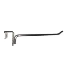 GENERICO - Pack De 10 Ganchos De Barra Metal Cromado 15cm
