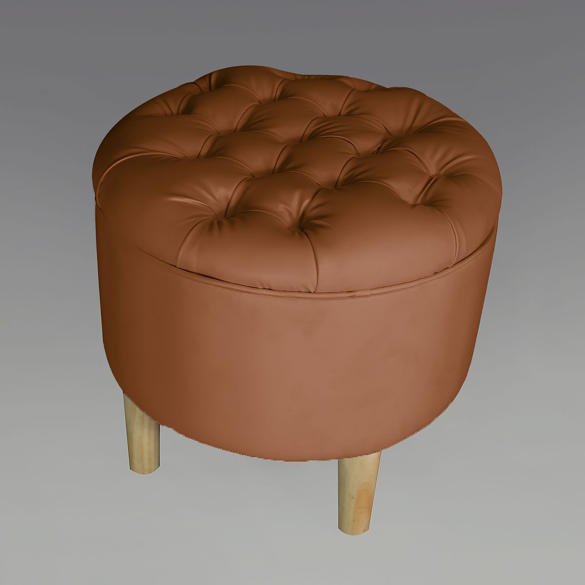 GENERICO - Puf Dallas - Marron claro