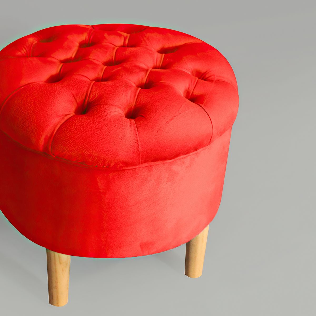 GENERICO - Puf Prisma - Rojo