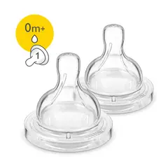 AVENT - Tetinas Anticólic Classic 0m+ Flujo recién nacido 2 Un