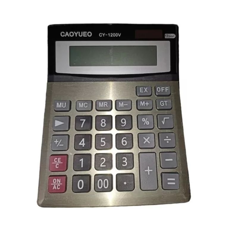 GENERICO - Calculadora Caoyueo Cy- 1200v 12 Dígitos Venzhop…
