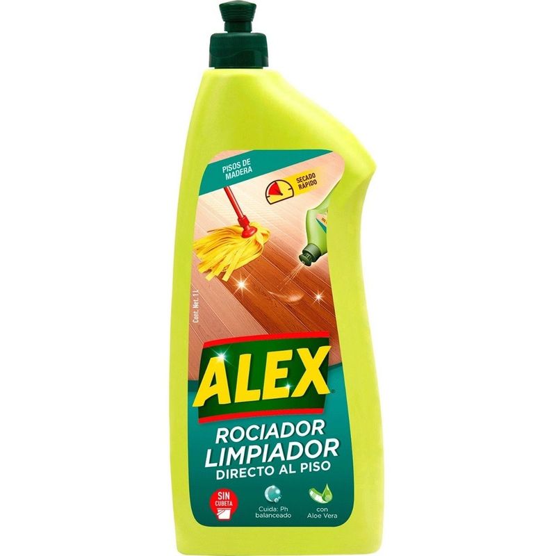 ALEX - Limpiador piso madera Alex directo al piso 1 L