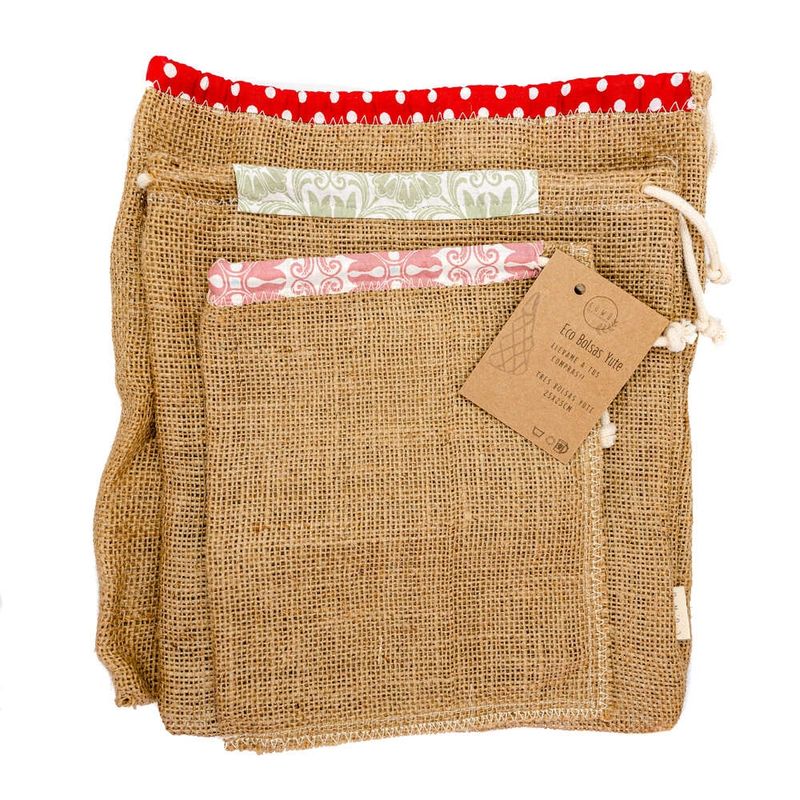 CUWU - Set Bolsas Reutilizables 3U