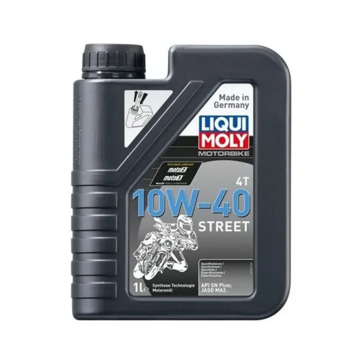 LIQUI MOLY - Aceite 10w40 Street Liqui Moly Sintético Motorbike 4T 1L