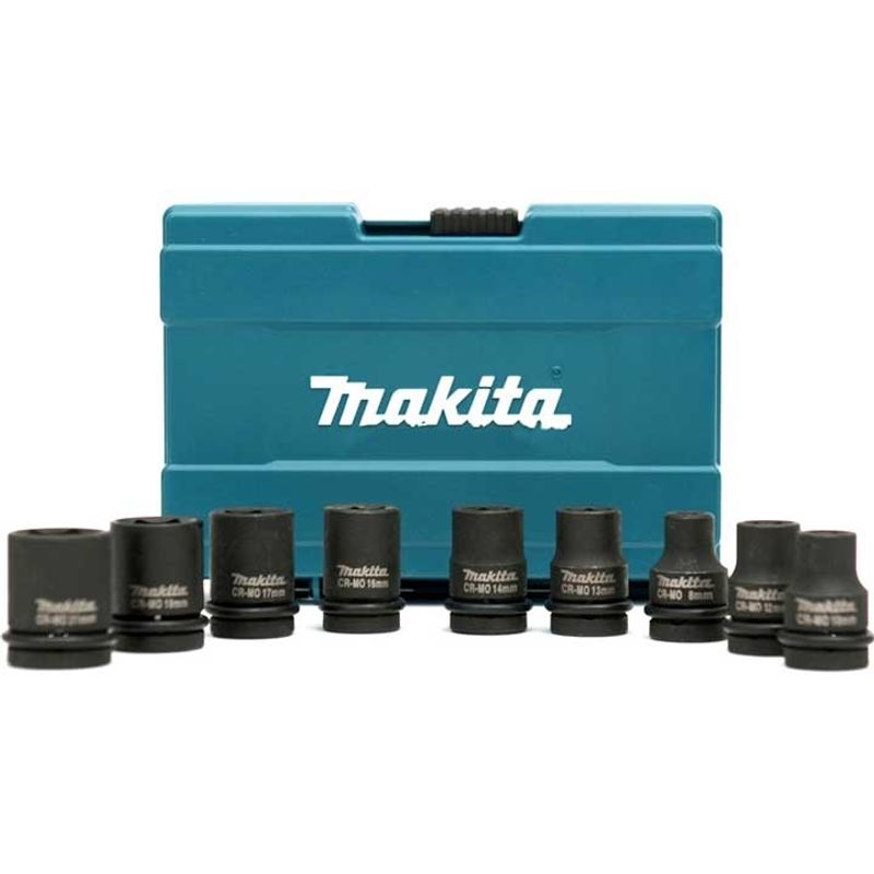 MAKITA - Juego De Dados De Impacto 1/2  9 Piezas Makita B-66232