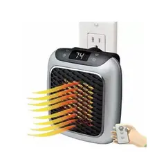 GENERICO - Mini Calefactor Portátil Eléctrico Pared 800w Control Remoto