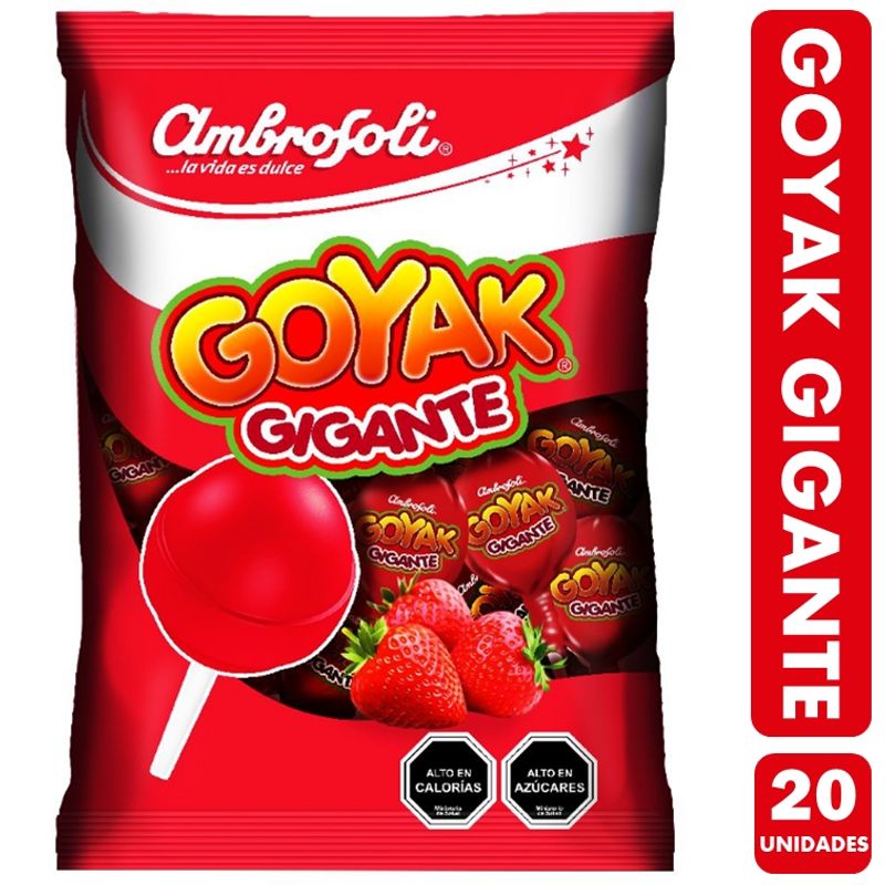 AMBROSOLI - Coyac Gigante Ambrosoli - Sabor Fresa (Bolsa Con 20 Uni)