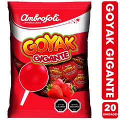 AMBROSOLI - Coyac Gigante - Sabor Fresa (Bolsa Con 20 Uni)
