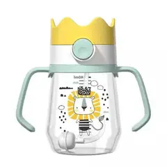 GENERICO - Botella para niños anti derrame León verde…