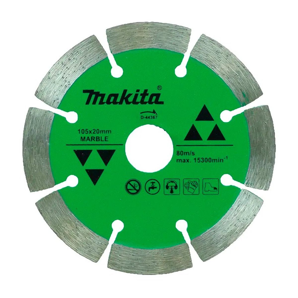 MAKITA - Disco Diamantado Corte Mármol 105x20mm Húmedo Makita D-44367